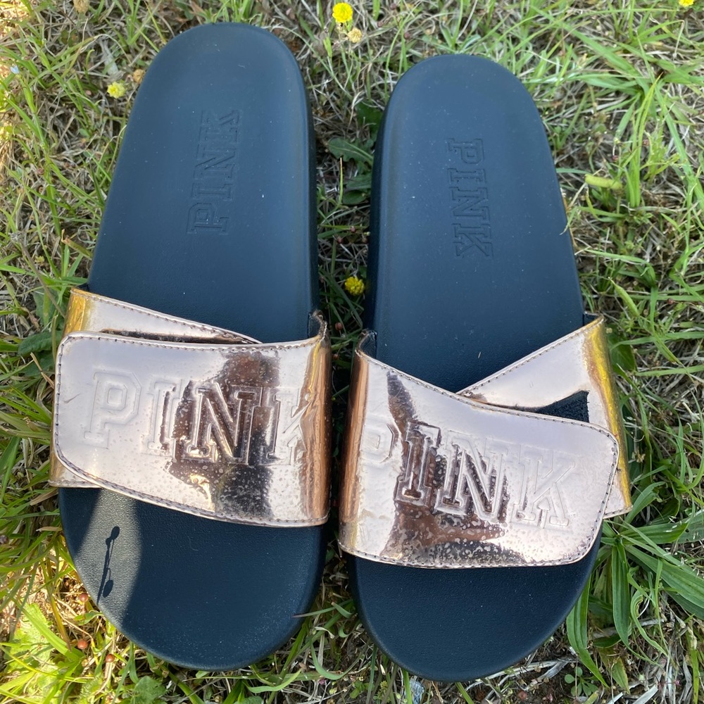 Pink by Victoria secret slides